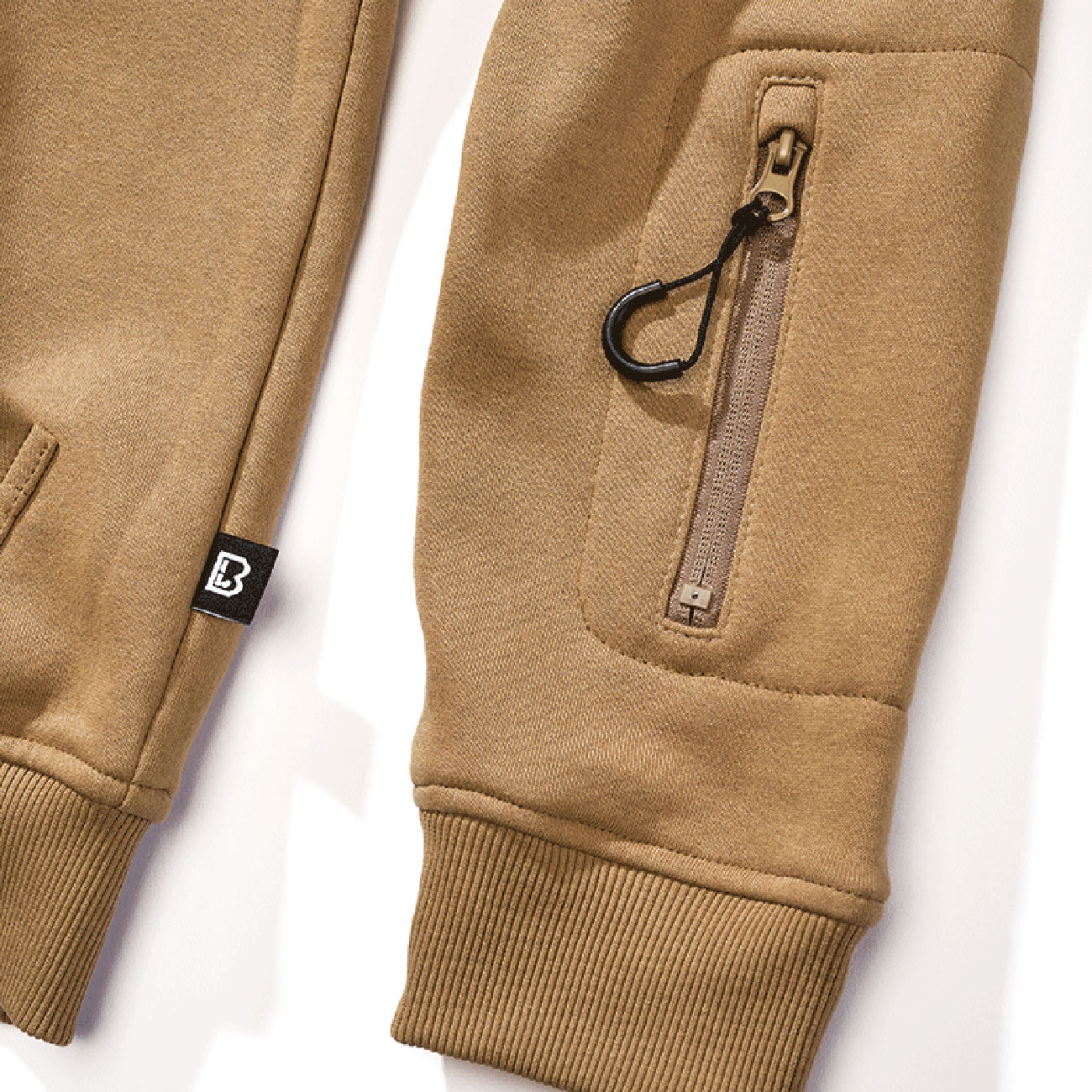 Brandit Tactical Sweat Jacket camel Bild 2