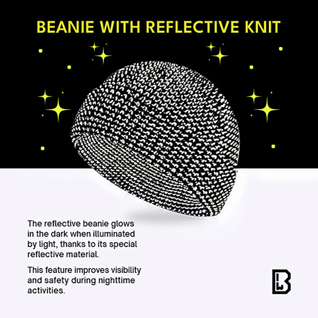 Brandit Reflektierende Beanie dunkelblau Bild 4