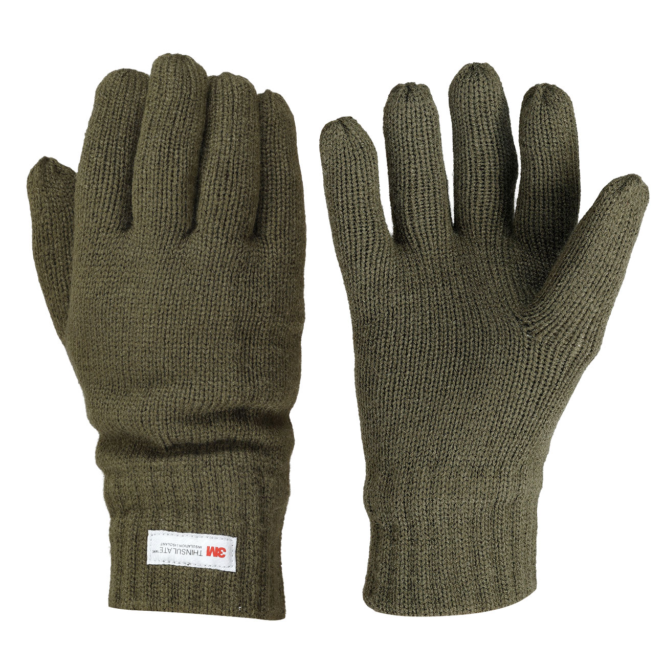 Brandit Strick-Handschuhe mit Fleecefutter  oliv