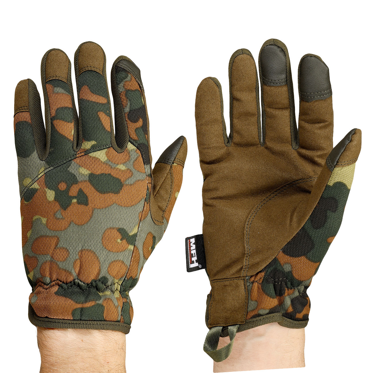 MFH Fingerhandschuhe flecktarn Leichtgewicht Bild 1