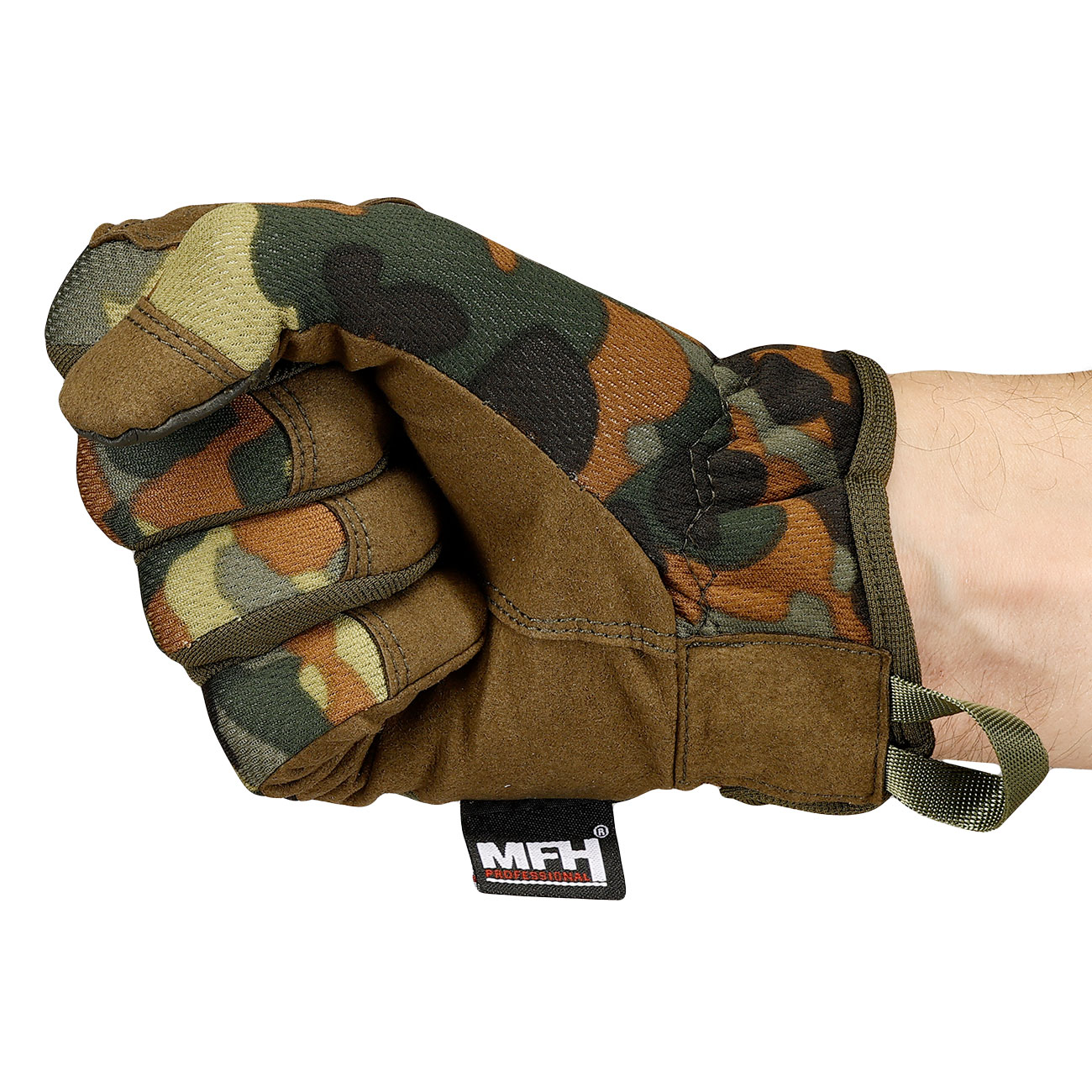 MFH Fingerhandschuhe flecktarn Leichtgewicht Bild 3