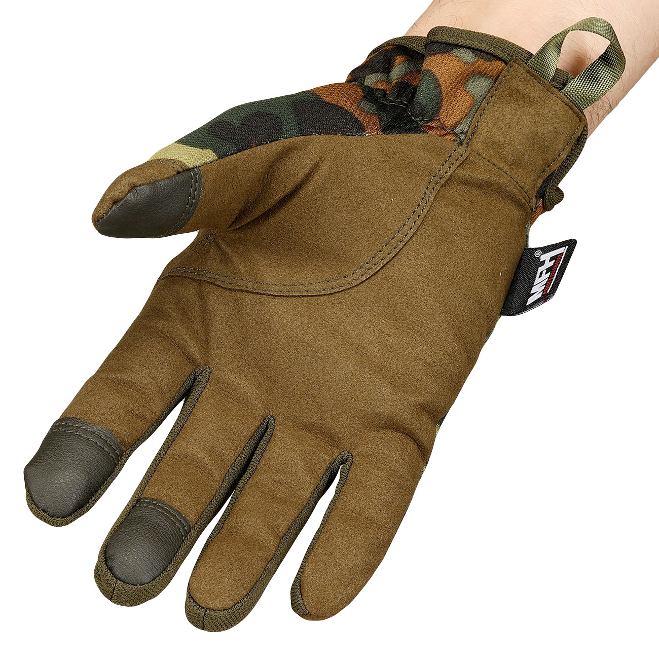MFH Fingerhandschuhe flecktarn Leichtgewicht Bild 5