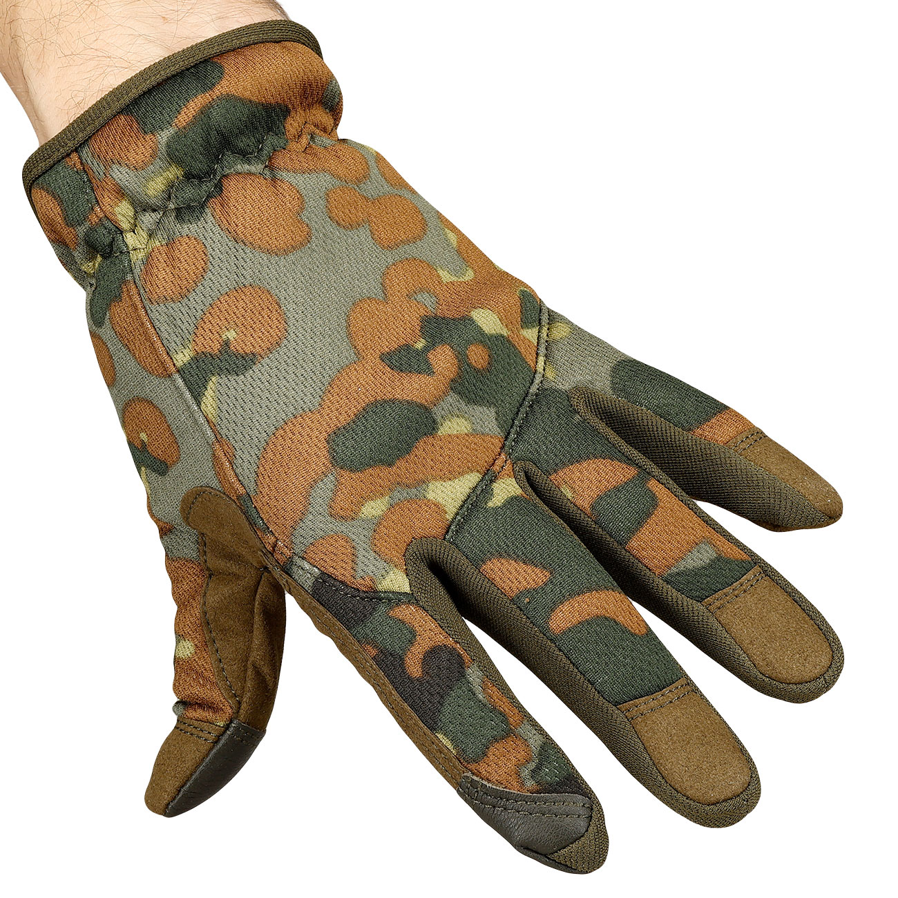 MFH Fingerhandschuhe flecktarn Leichtgewicht Bild 6