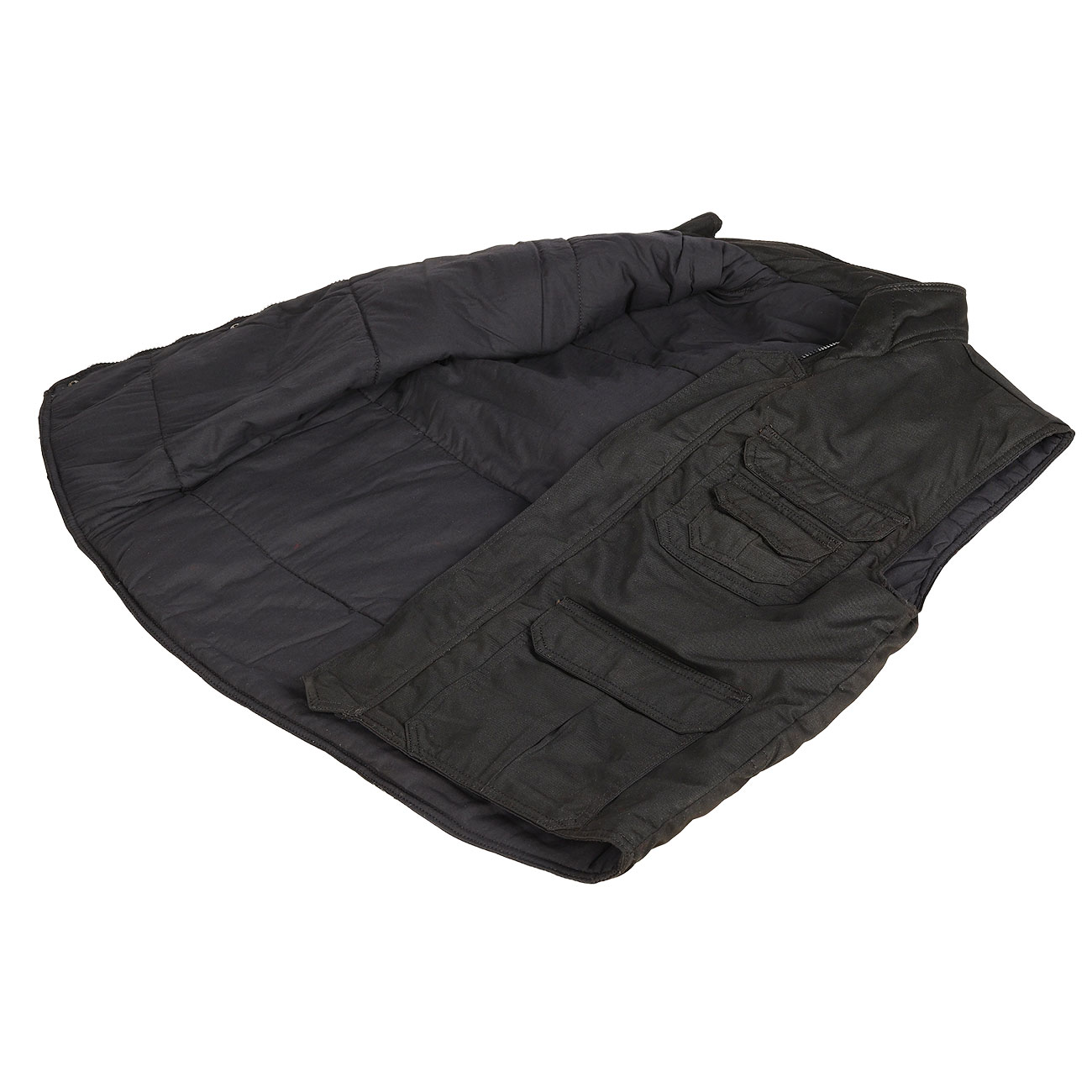 Brandit Safari Weste gefttert schwarz Bild 4