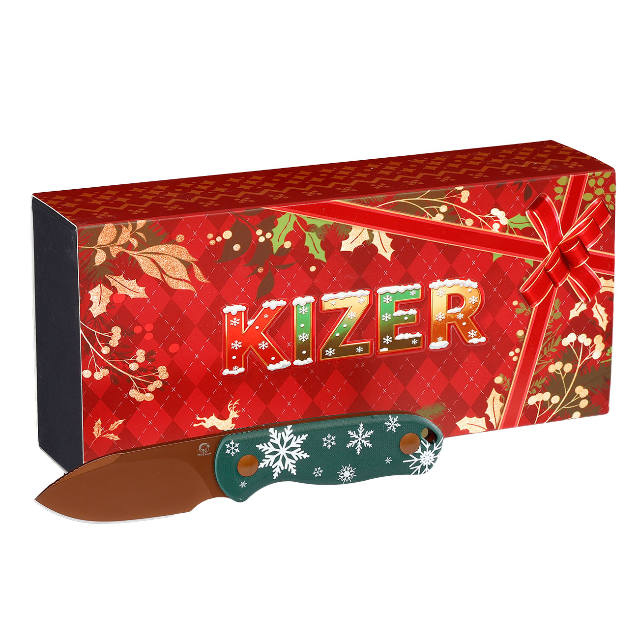 Kizer Christmas Feststehendes Universalmesser Bild 10
