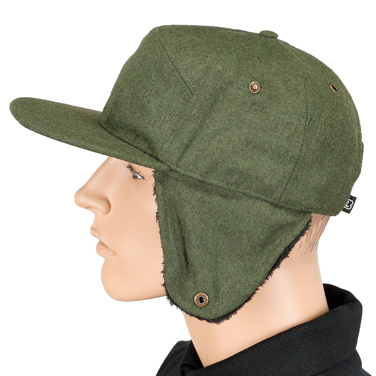 Brandit Lumberjack Winterm�tze oliv Bild 5