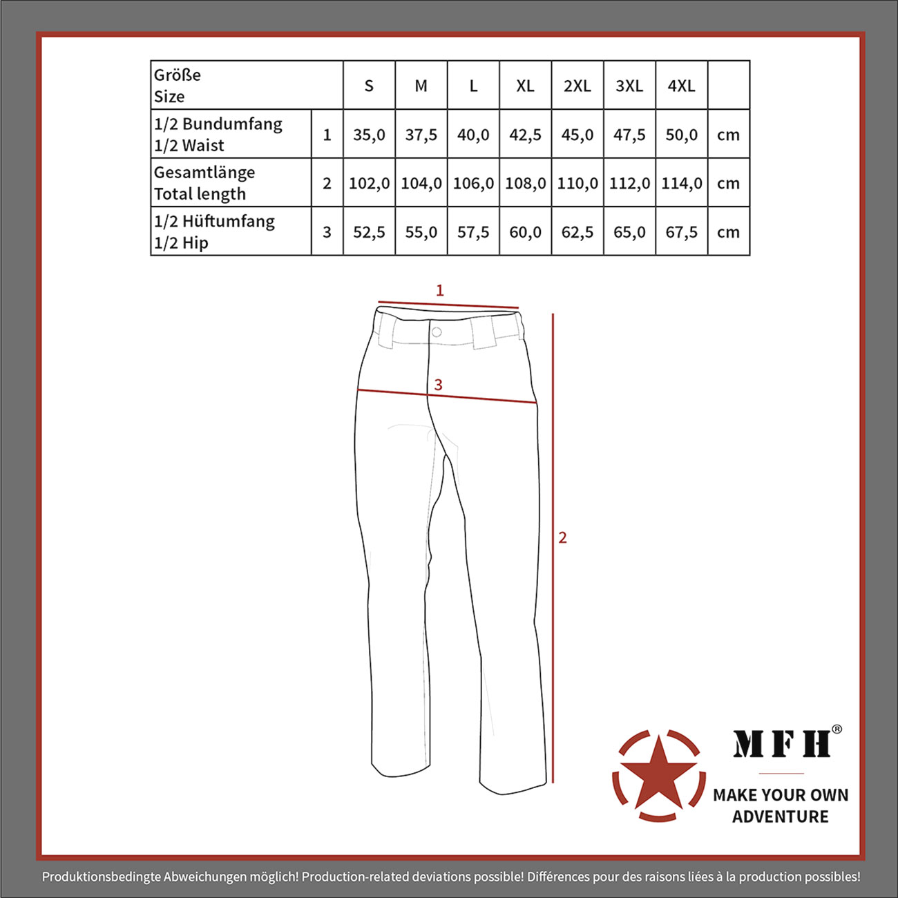 MFH Tactical Hose Storm Rip Stop schwarz Bild 10