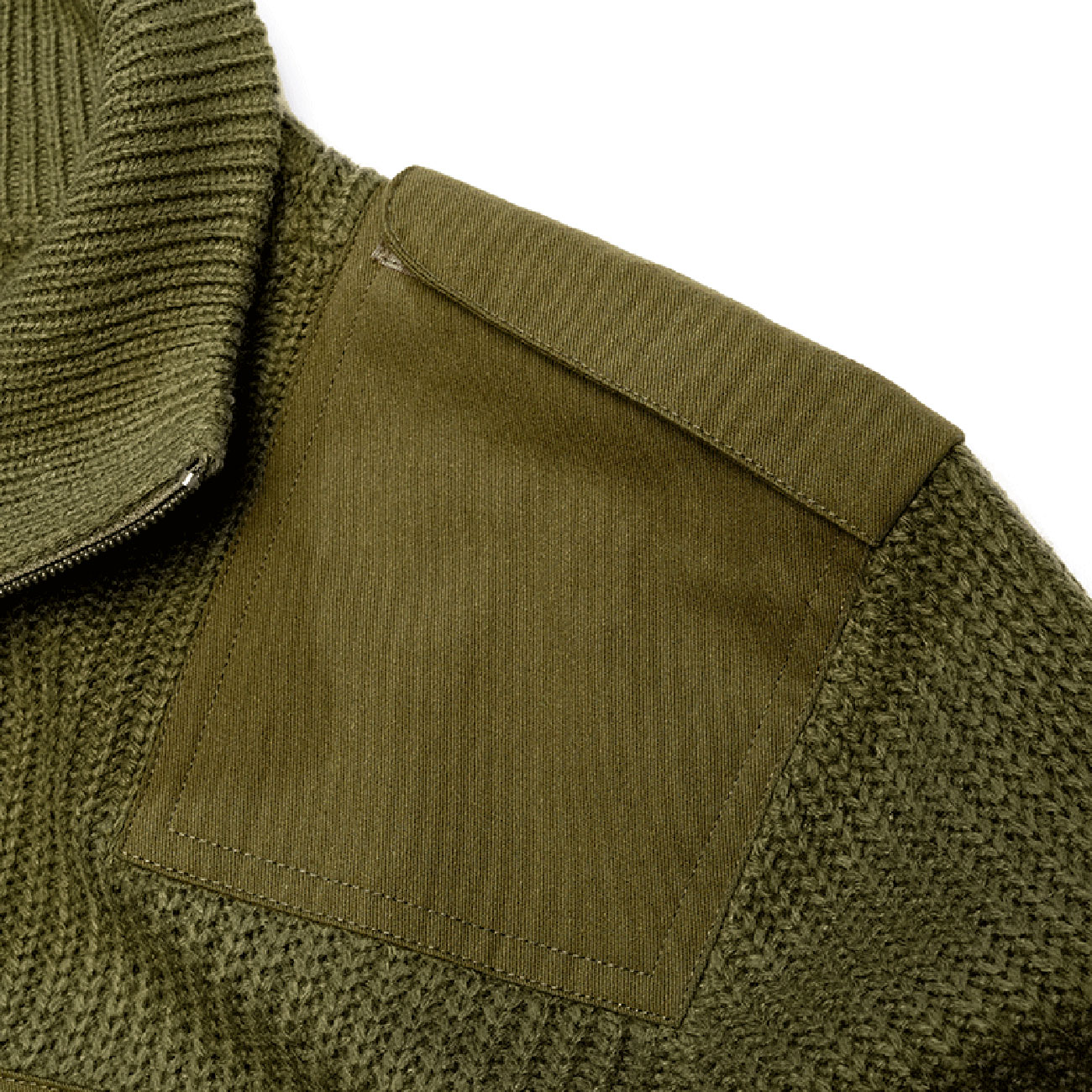 Brandit Strickjacke BW Cardigan oliv Bild 2