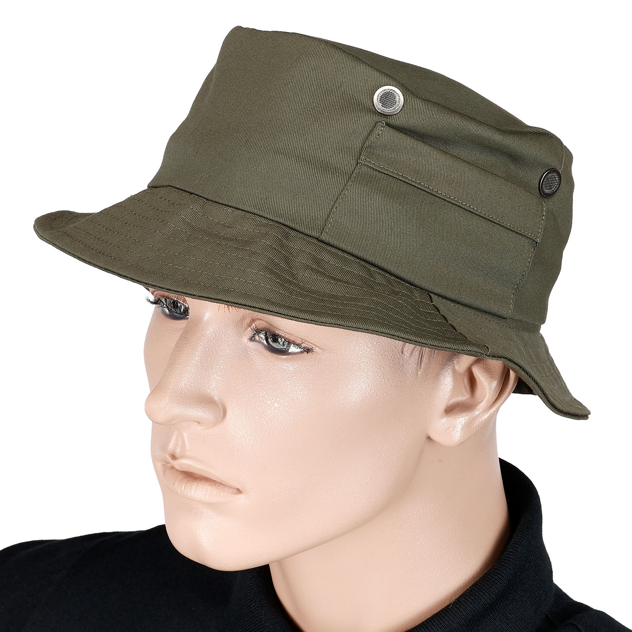 MFH Schlapphut (Fischerm�tze) mit kleiner Seitentasche oliv Bild 1