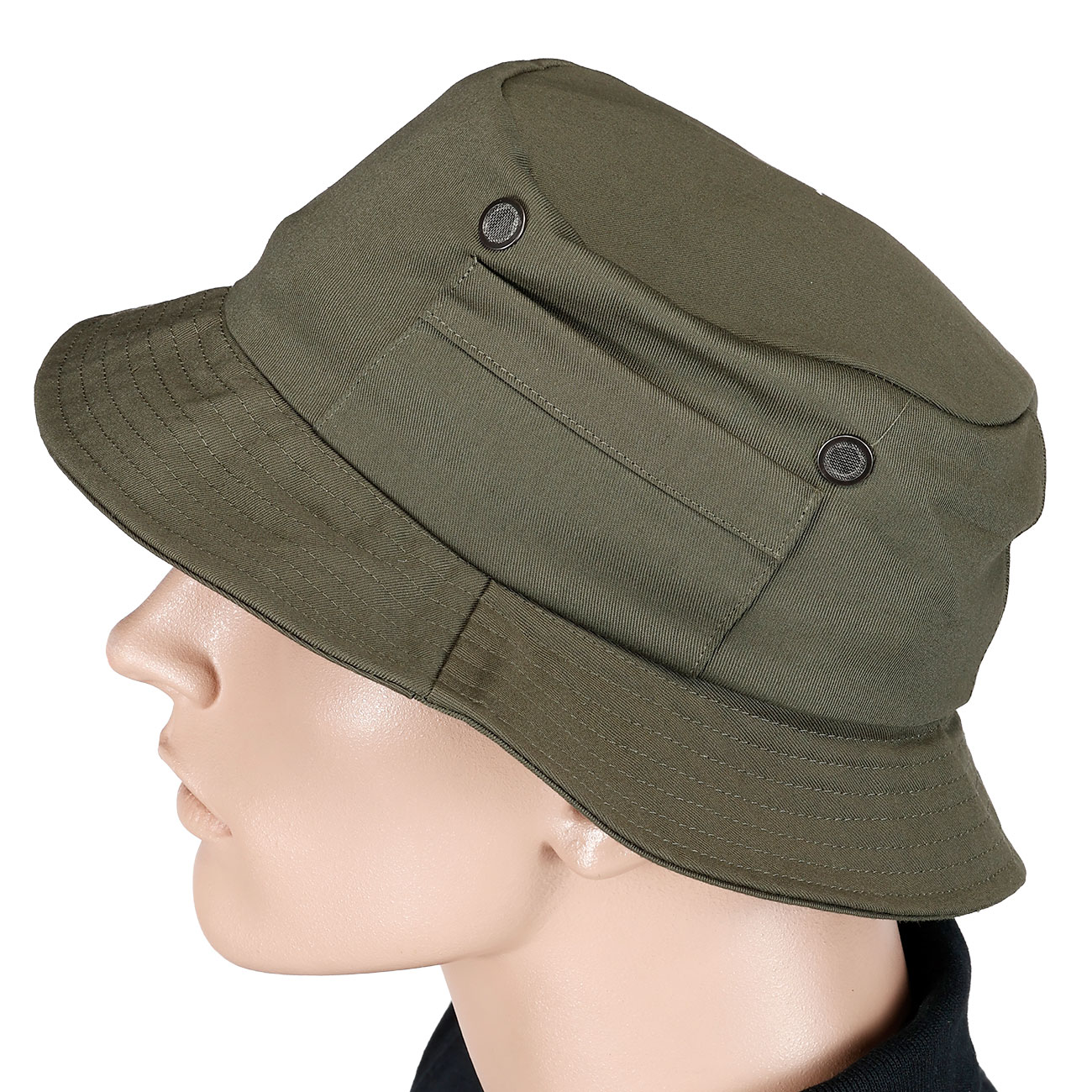 MFH Schlapphut (Fischerm�tze) mit kleiner Seitentasche oliv Bild 2