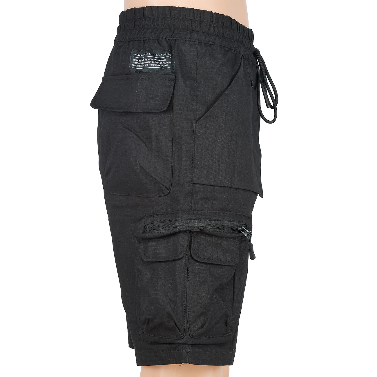 Mil-Tec Shorts Urban Explorer Ripstop schwarz Bild 4