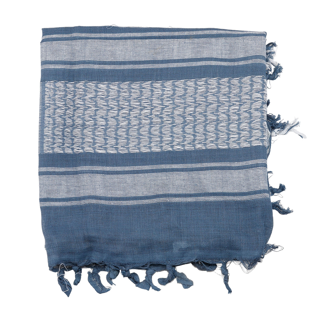 101 INC PLO Schal Shemag extrafein gewebt jeansblau Bild 2