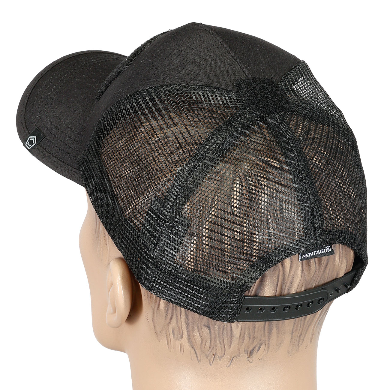 Pentagon Baseball Cap Delta Tactical BB Mesh mit Netzeinsatz verstellbar schwarz Bild 3