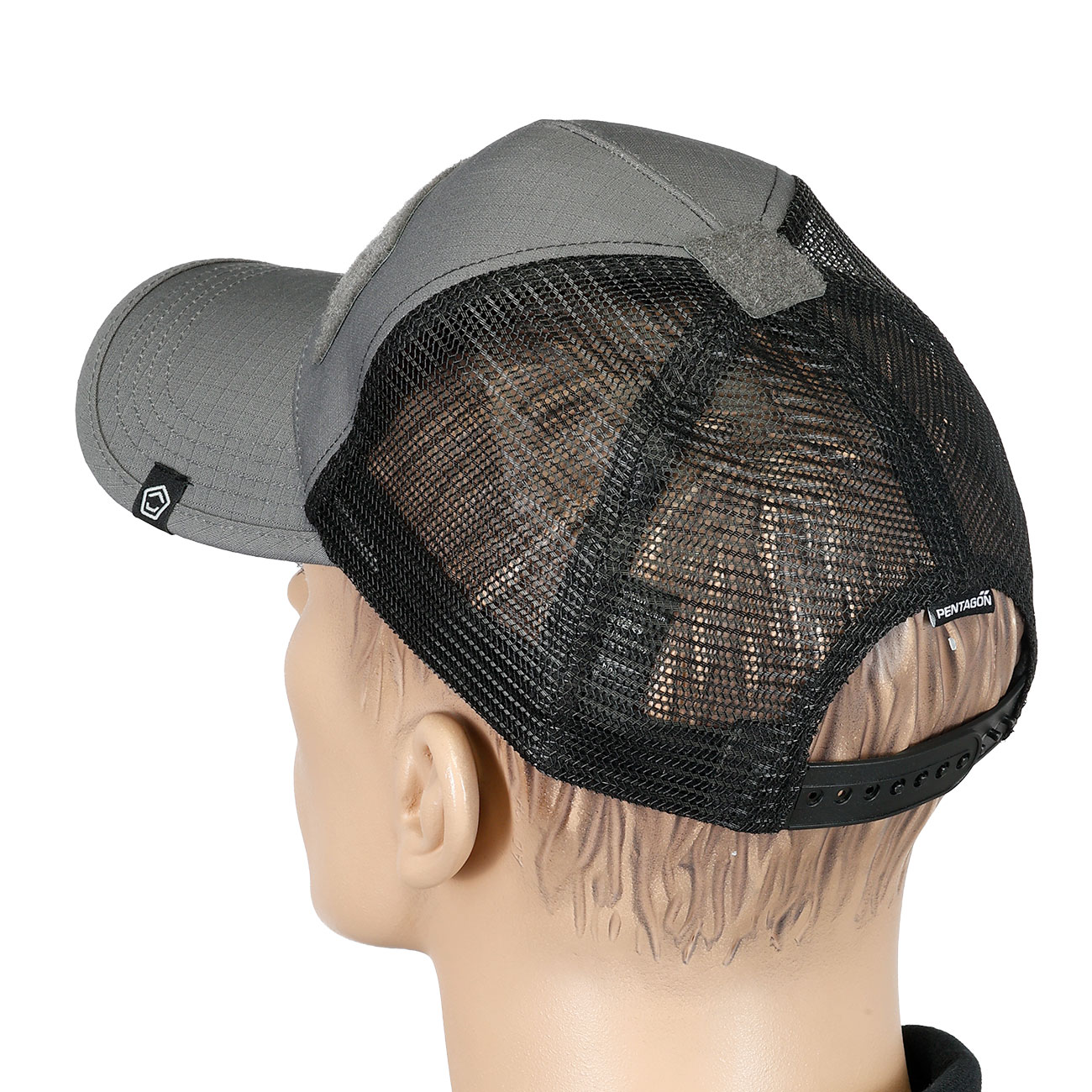 Pentagon Baseball Cap Delta Tactical BB Mesh mit Netzeinsatz verstellbar Wolf-Grau Bild 3