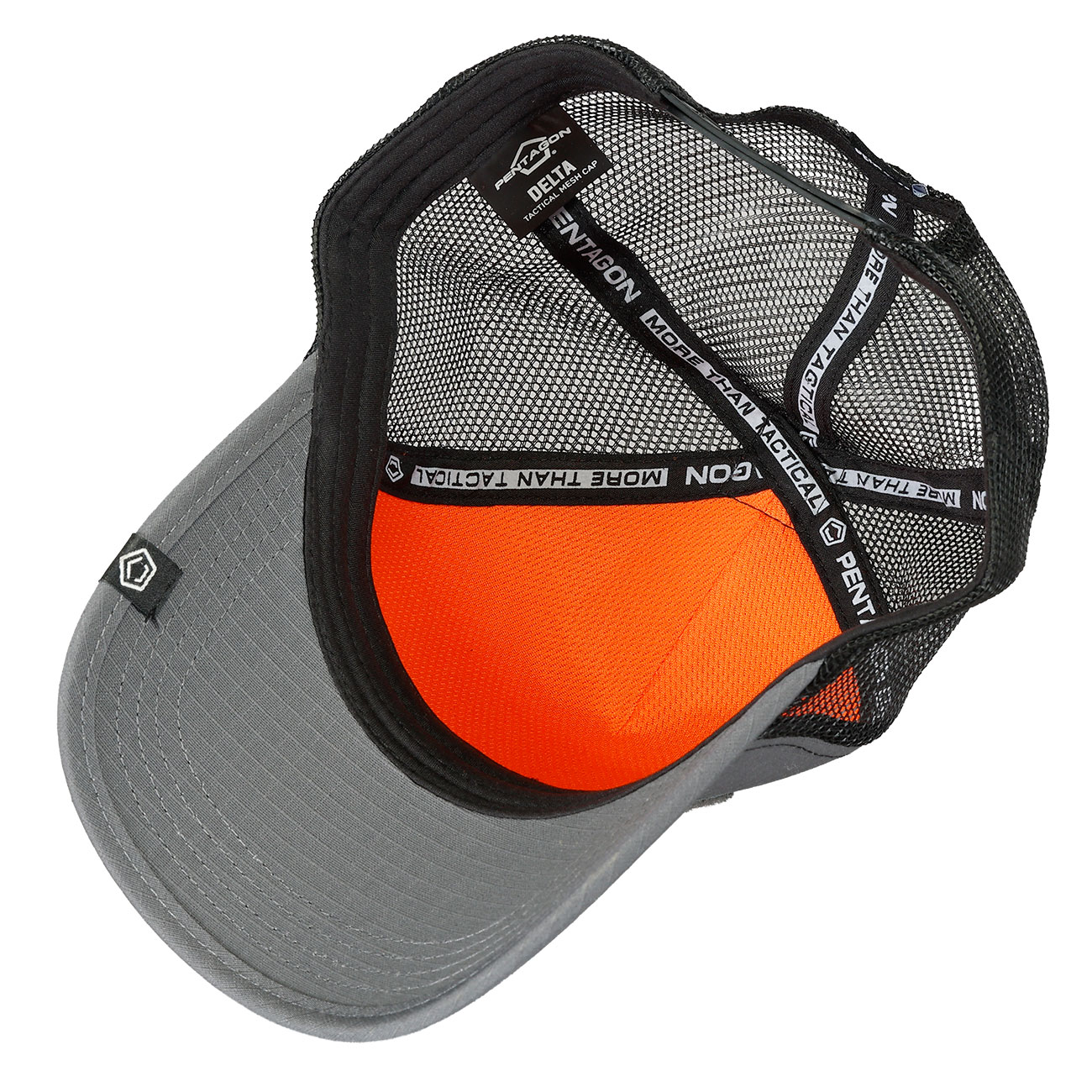 Pentagon Baseball Cap Delta Tactical BB Mesh mit Netzeinsatz verstellbar Wolf-Grau Bild 9