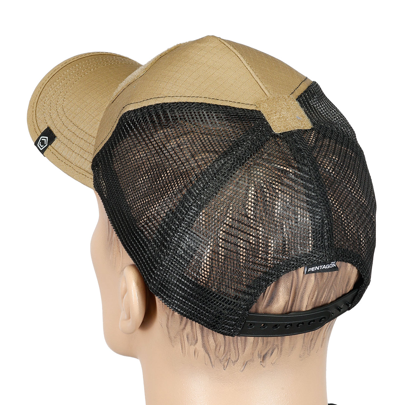 Pentagon Baseball Cap Delta Tactical BB Mesh mit Netzeinsatz verstellbar coyote Bild 3