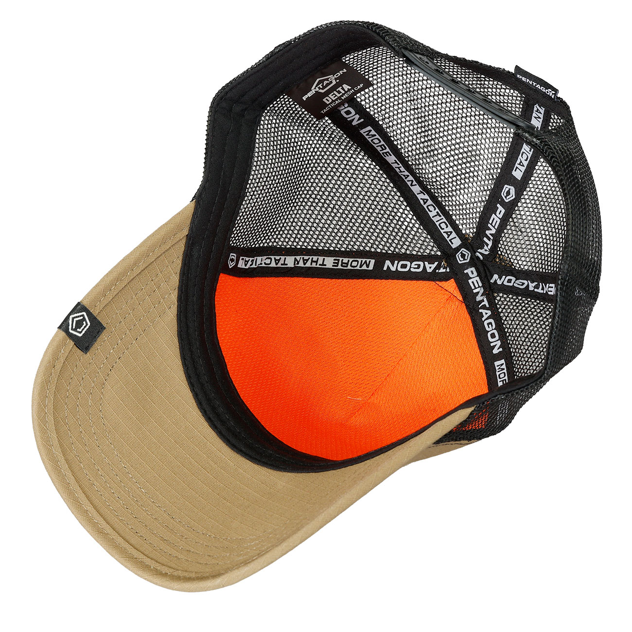 Pentagon Baseball Cap Delta Tactical BB Mesh mit Netzeinsatz verstellbar coyote Bild 9
