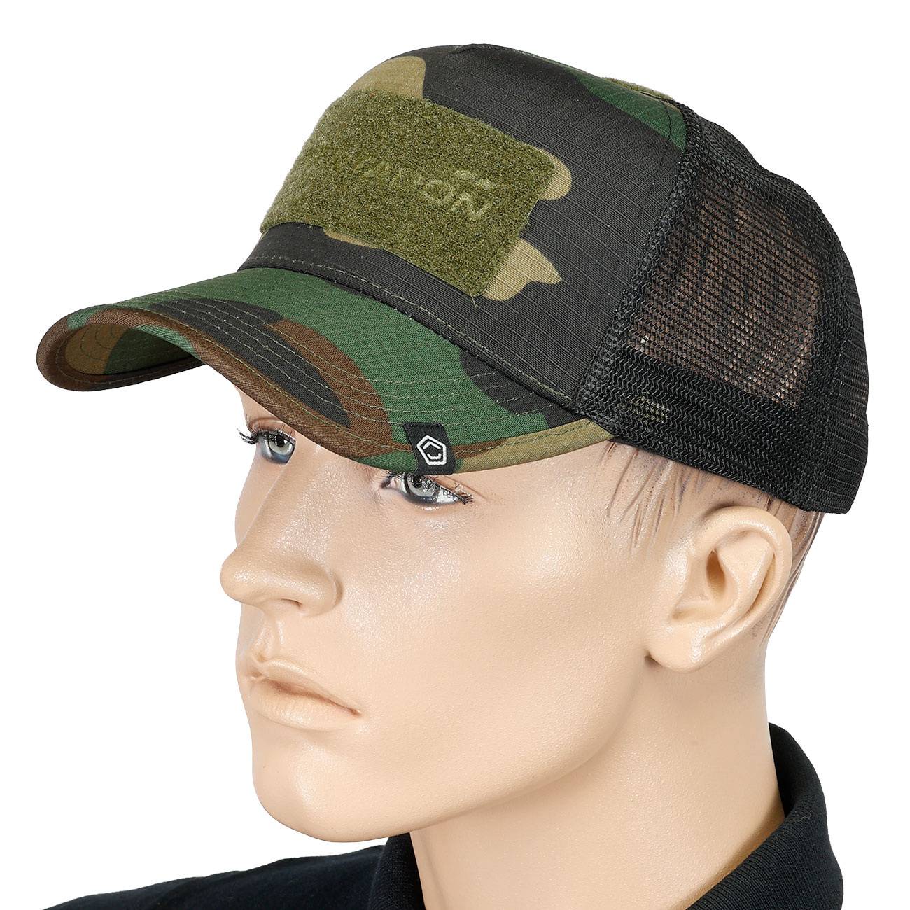 Pentagon Baseball Cap Delta Tactical BB Mesh Camo mit Netzeinsatz verstellbar woodland Bild 1