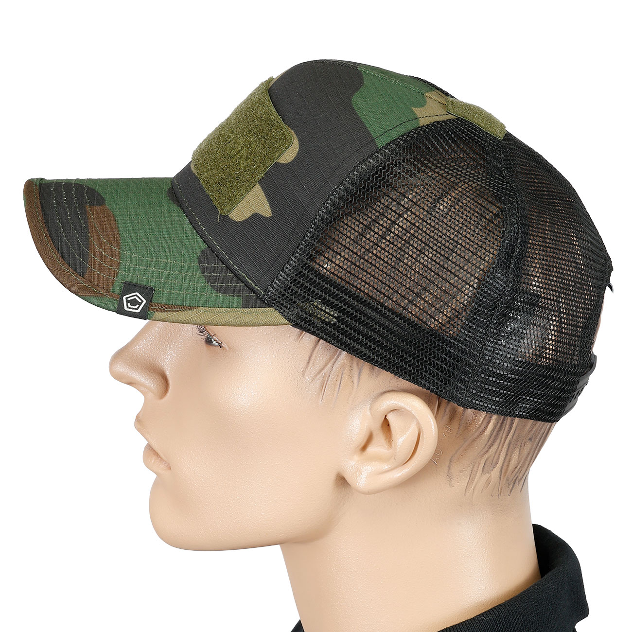 Pentagon Baseball Cap Delta Tactical BB Mesh Camo mit Netzeinsatz verstellbar woodland Bild 2