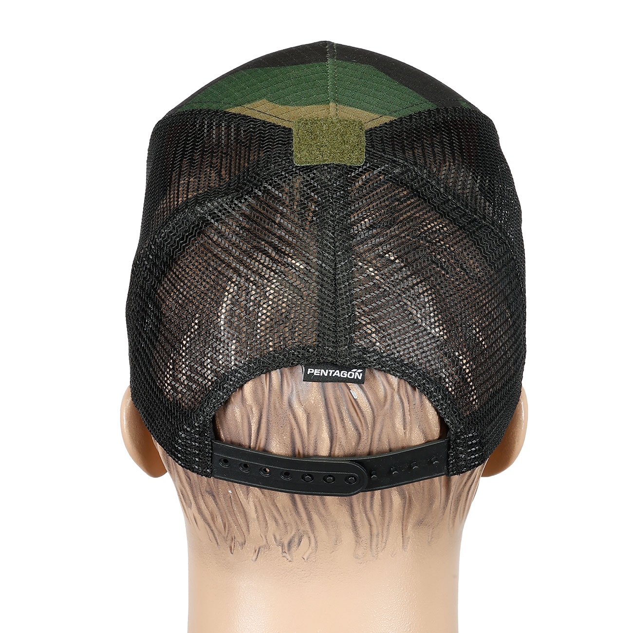 Pentagon Baseball Cap Delta Tactical BB Mesh Camo mit Netzeinsatz verstellbar woodland Bild 4