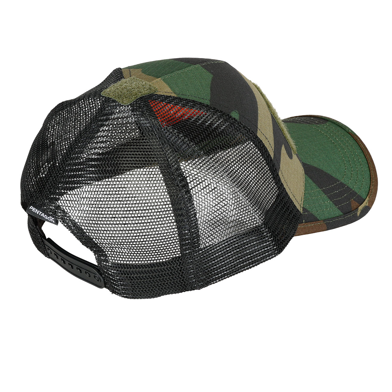 Pentagon Baseball Cap Delta Tactical BB Mesh Camo mit Netzeinsatz verstellbar woodland Bild 8