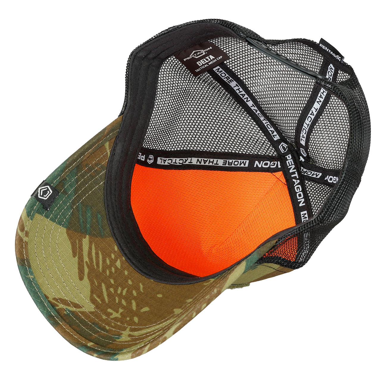 Pentagon Baseball Cap Delta Tactical BB Mesh Camo mit Netzeinsatz verstellbar Greek Lizard camo Bild 9