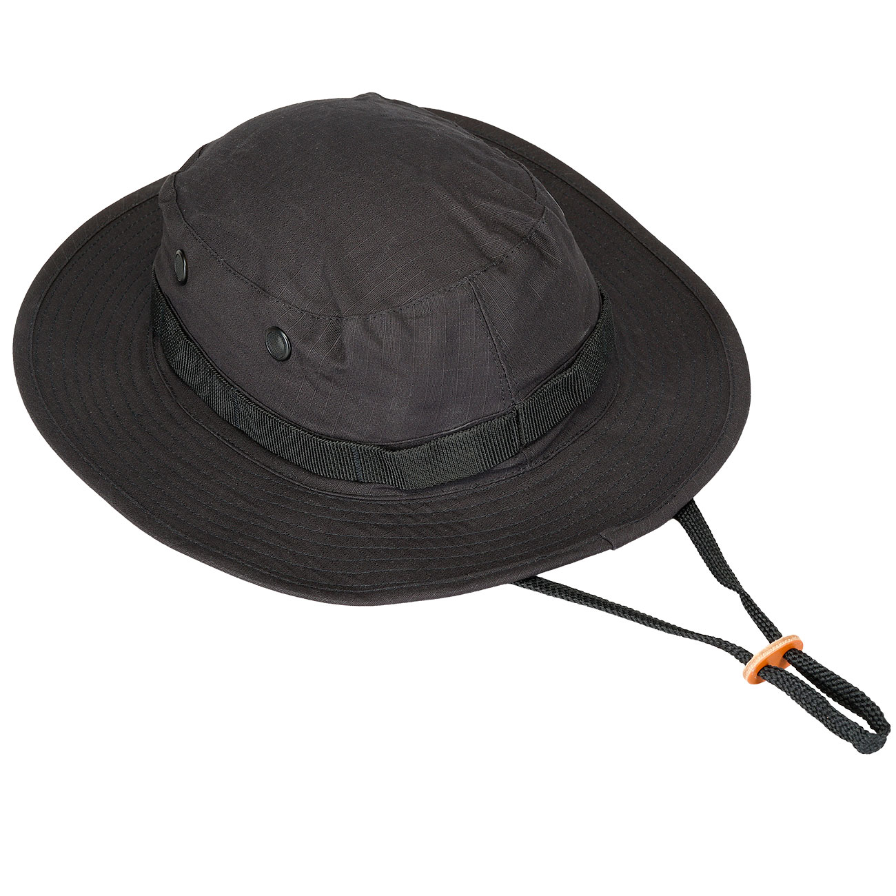 Teesar US GI Dschungelhut Buschhut Boonie Ripstop schwarz Bild 2