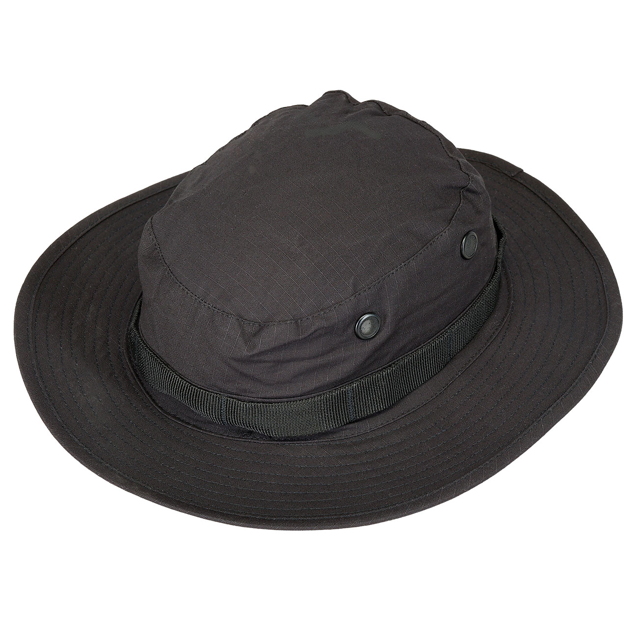 Teesar US GI Dschungelhut Buschhut Boonie Ripstop schwarz Bild 3