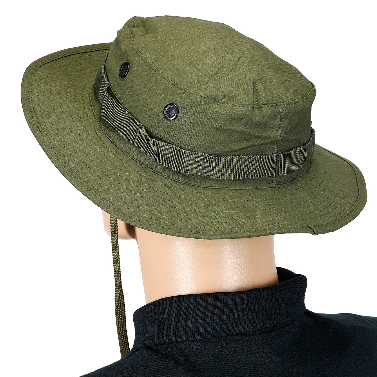 Teesar US GI Dschungelhut Buschhut Boonie Ripstop oliv Bild 3