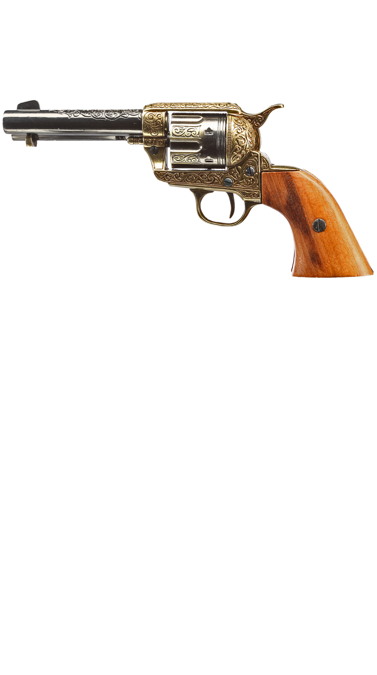 Colt Peacemaker 45er messingfarben Deko