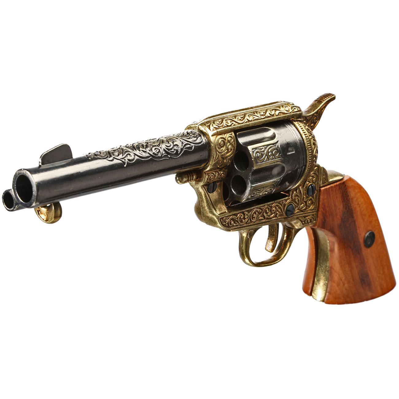 Colt Peacemaker 45er messingfarben Deko Bild 4