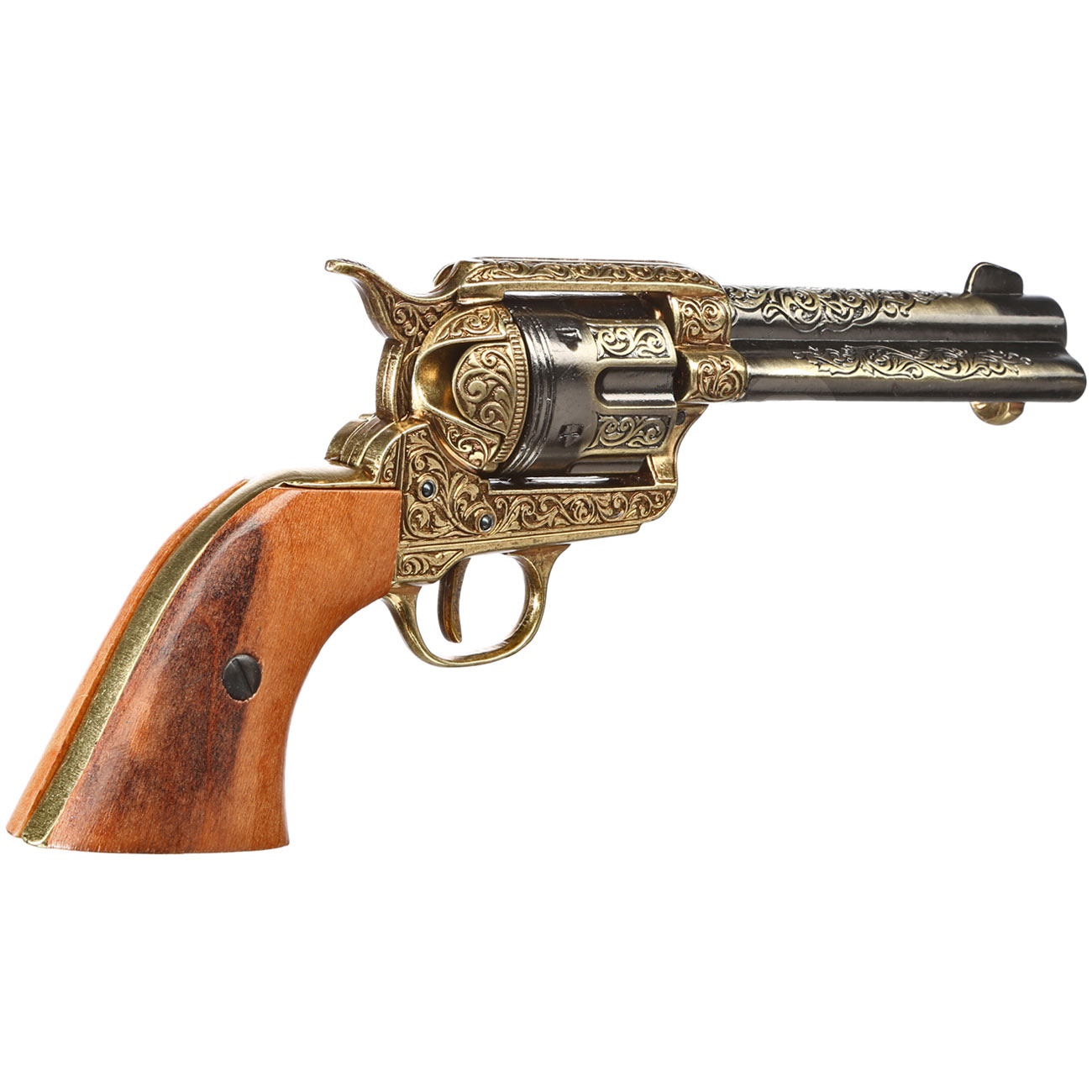 Colt Peacemaker 45er messingfarben Deko Bild 8