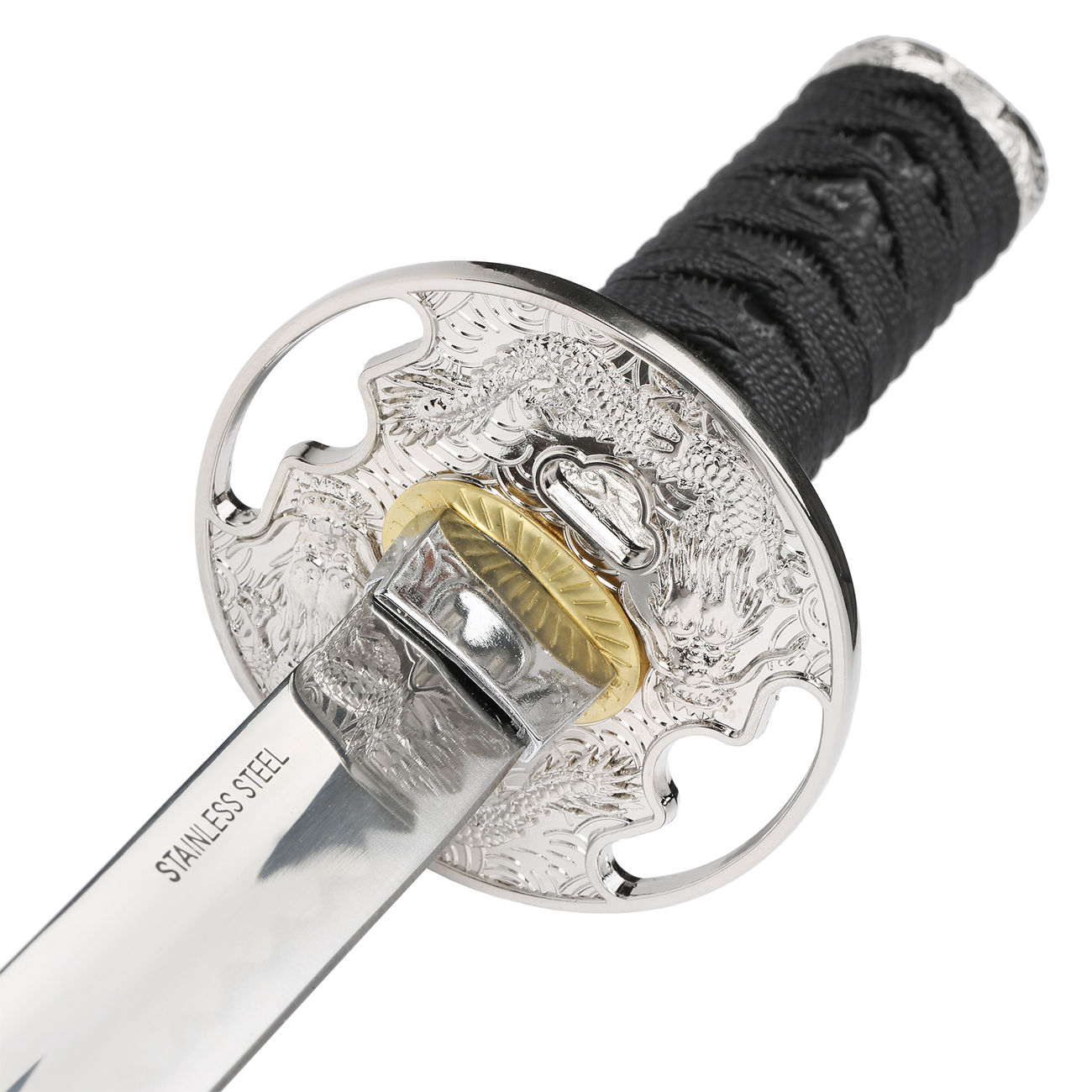 Haller Wakizashi Silberdrache Samurai Schwert Bild 1