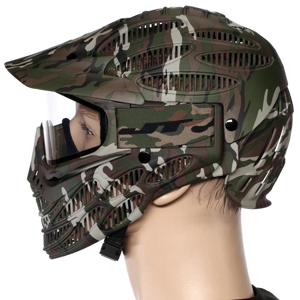 JT Paintball Schutzmaske Flex 8 Spectra camo Thermal Glas Bild 6