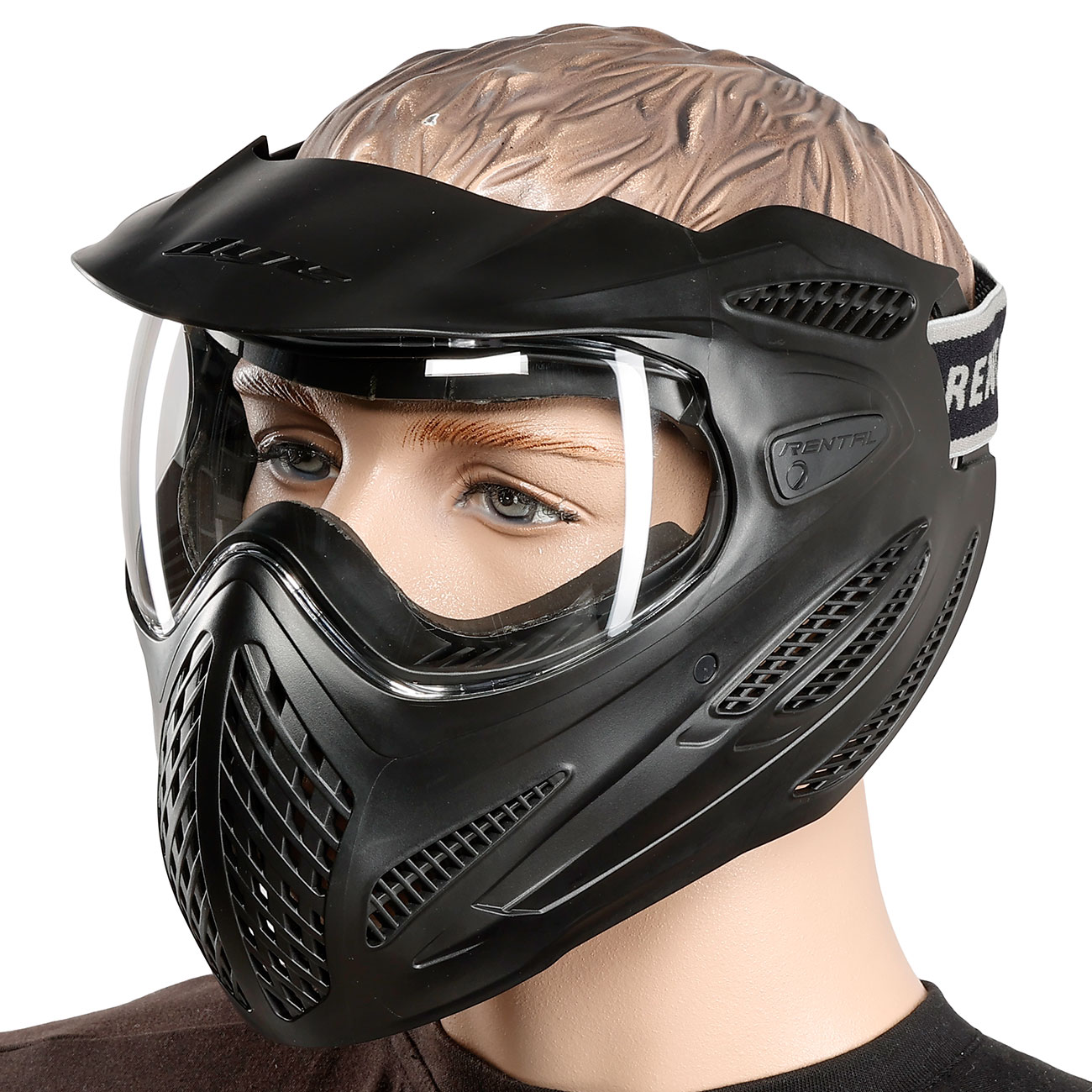 Dye Paintball Schutzmaske Rental SE SLS Single-Glas 260 Sichtfeld schwarz