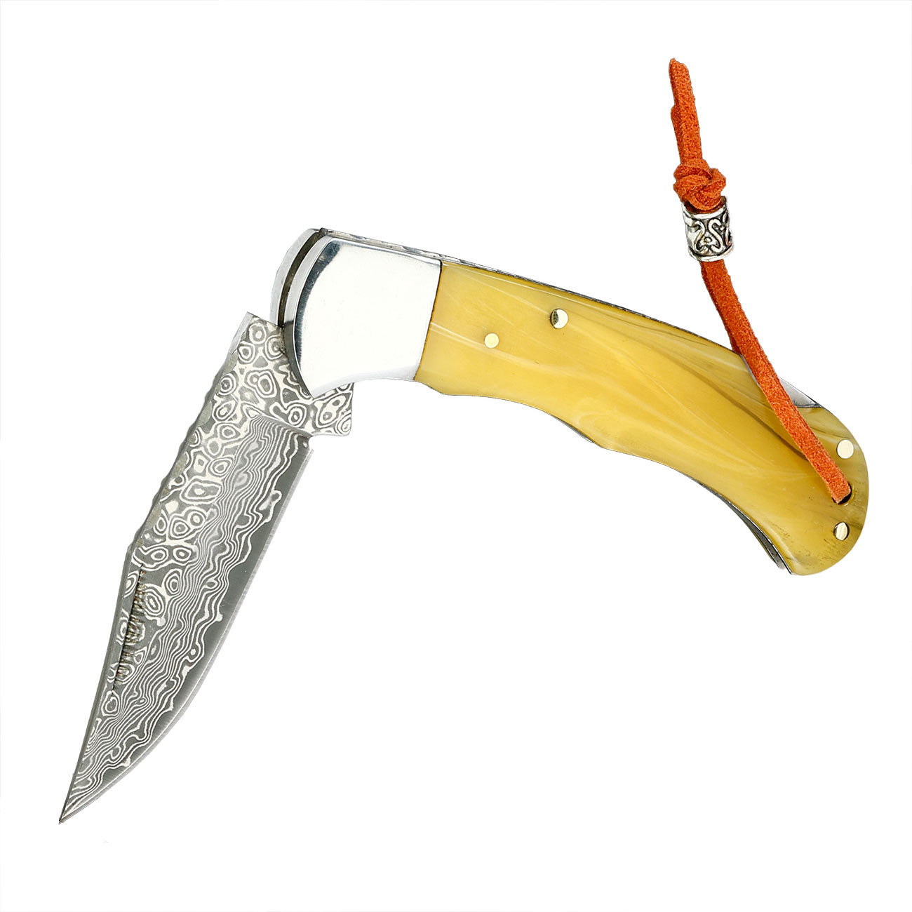 Albainox Taschenmesser mit Damastklinge Bild 2