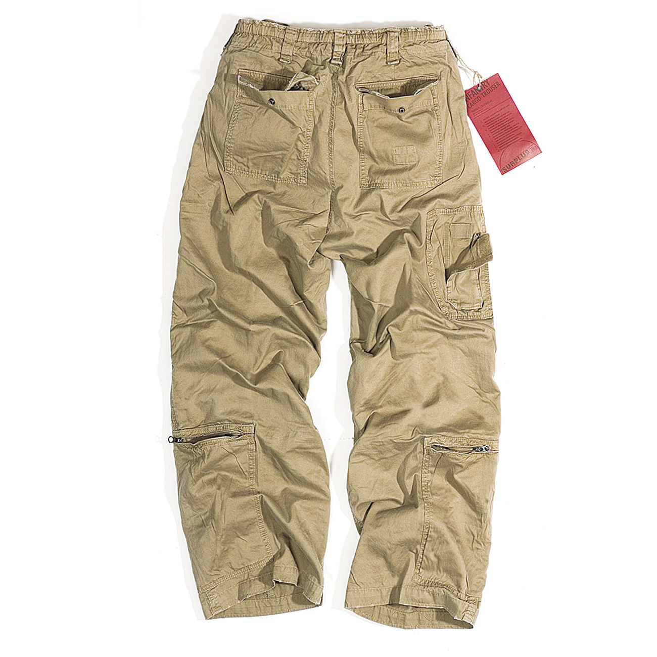 Infantry Cargo Trousers Surplus, sand gewaschen Bild 1