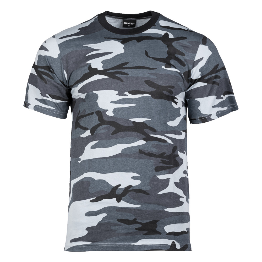 MFH T-Shirt halbarm sky blue camo