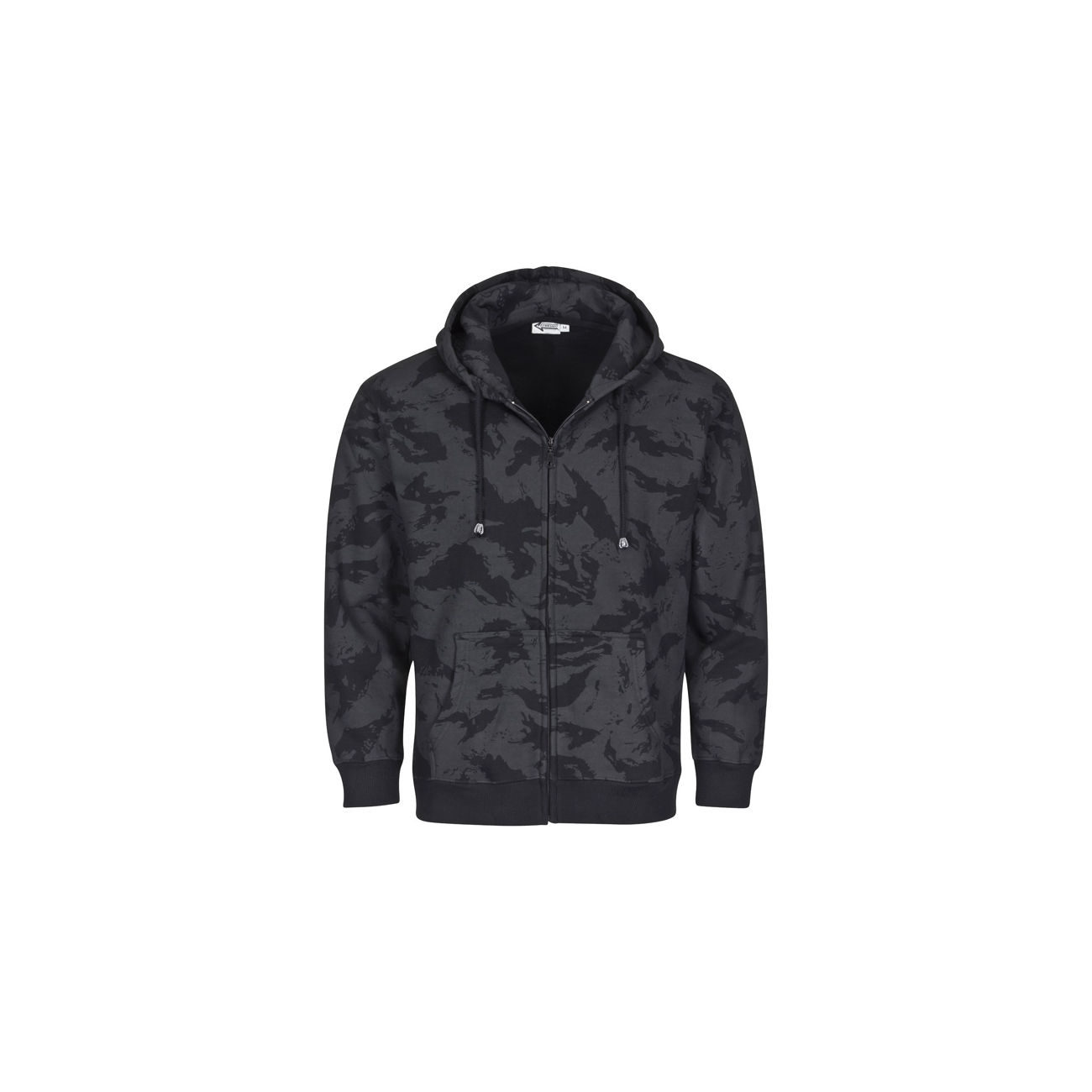 Sweatjacke mit Kapuze, russian-night-camo