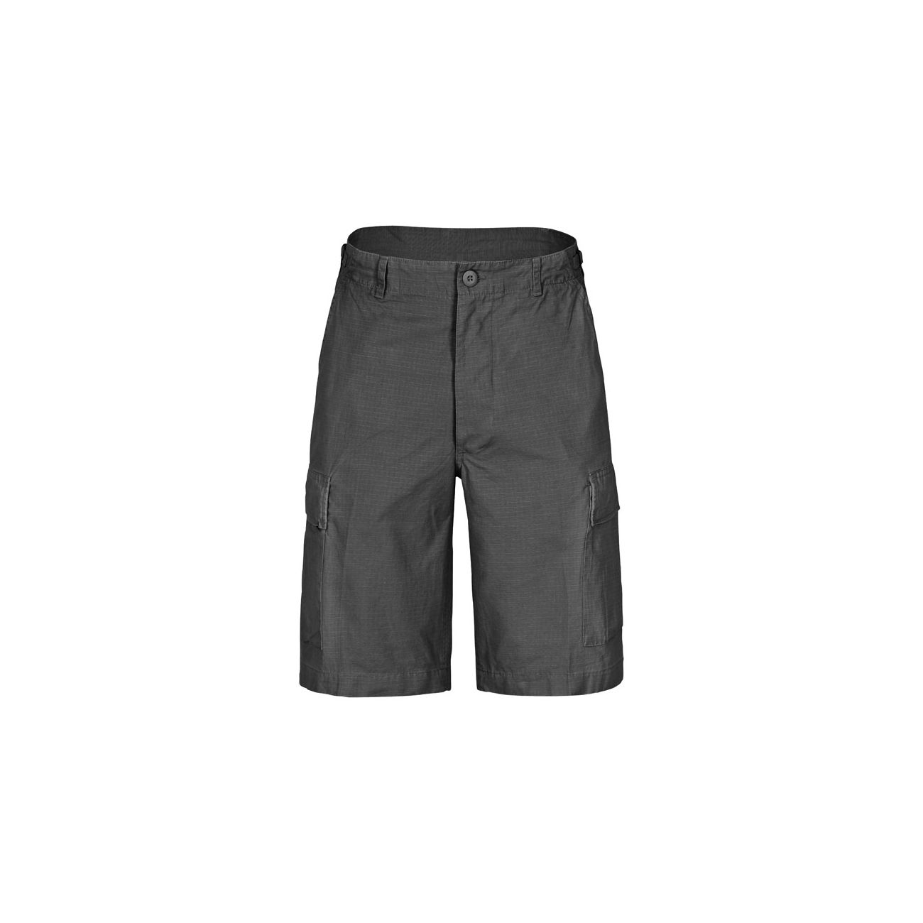 Bermuda Short Ripstop, prewash, schwarz