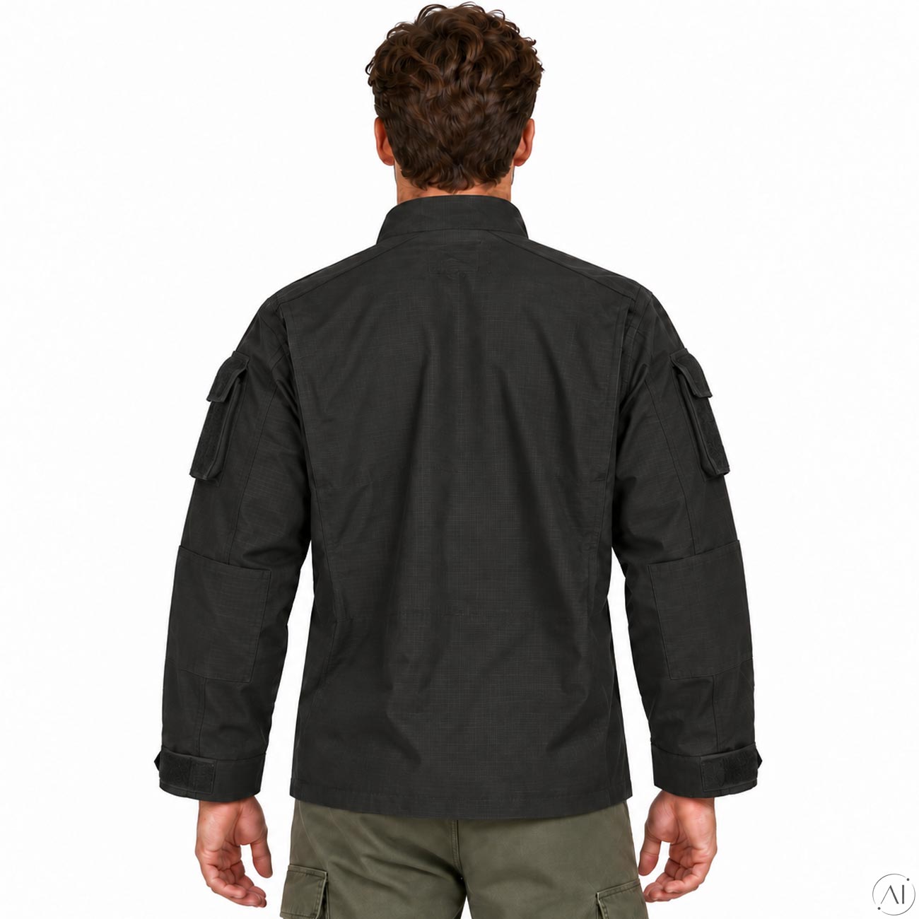 Mil-Tec ACU Feldjacke, Ripstop, schwarz Bild 3