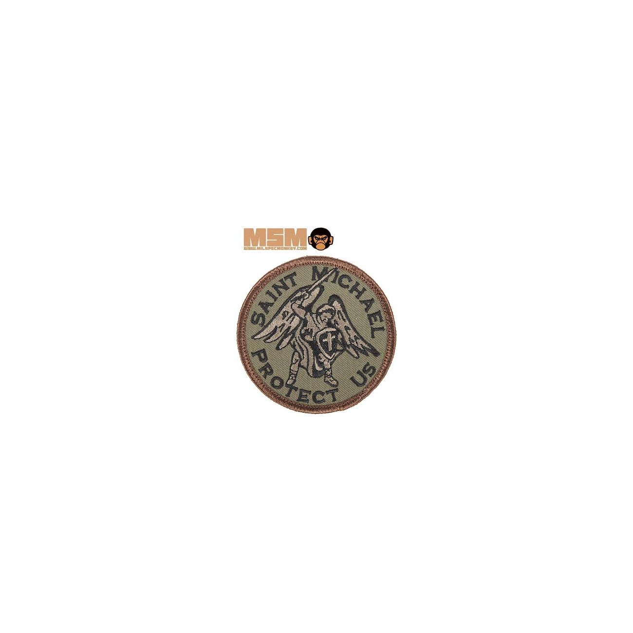 Mil-Spec Monkey Patch mit Klettflche Saint Michael Protect Us multicam