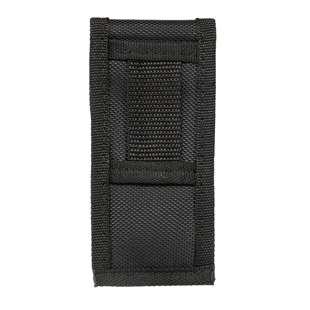 Messer-Etui, schwarzes Nylon, lngs und quer tragbar, 11cm Bild 1