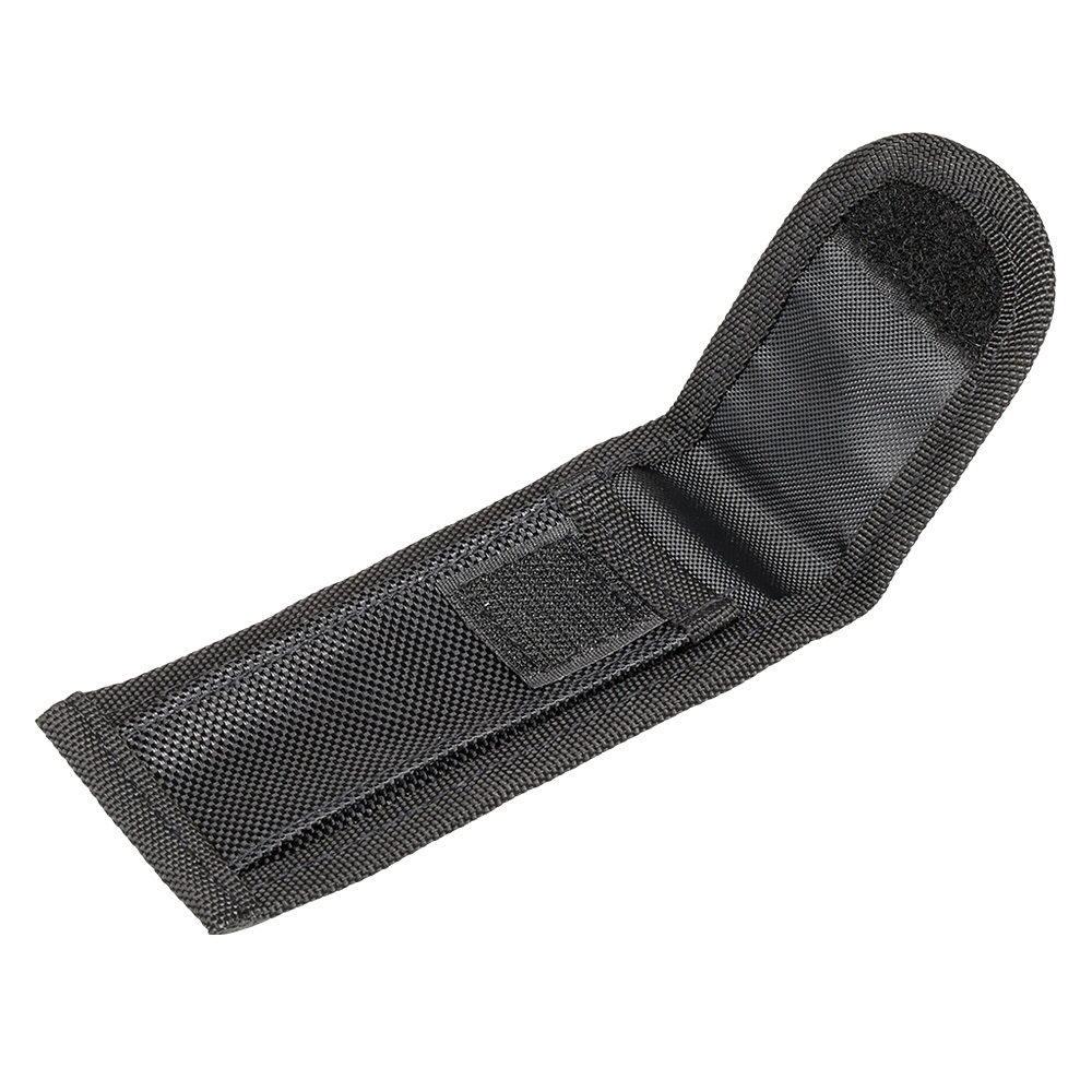 Messer-Etui, schwarzes Nylon, lngs und quer tragbar, 11cm Bild 3