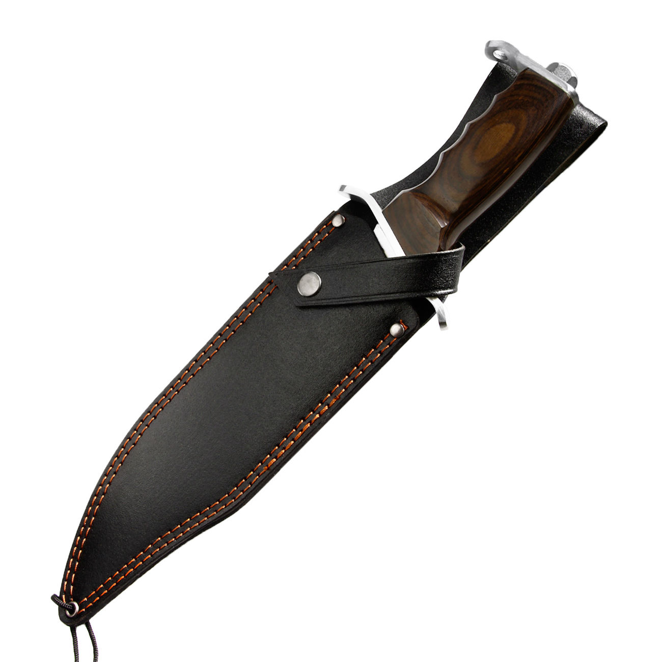 Mega Bowie Messer mit Sägezahnung AISI 420 Stahl Bild 5