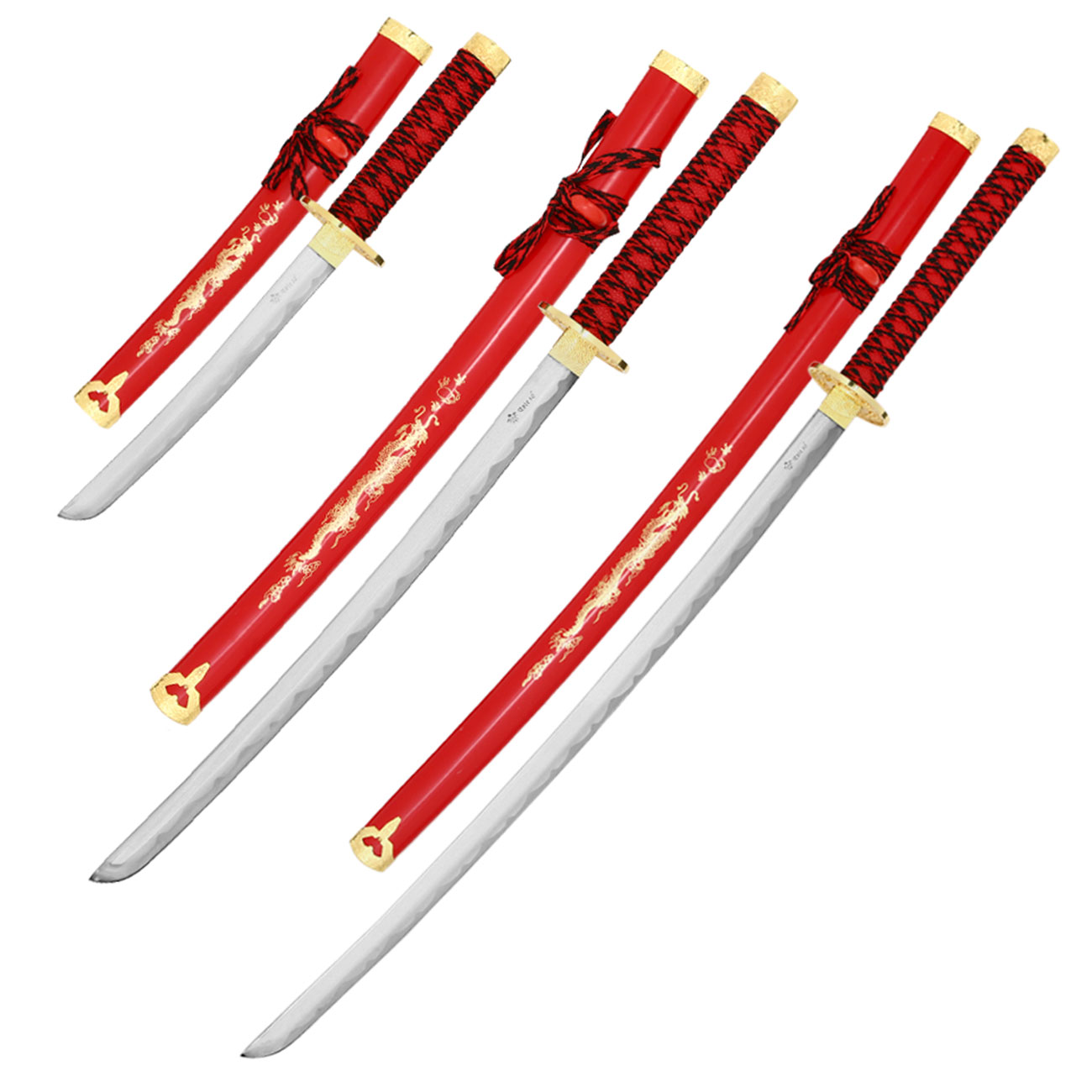 Tole 10 Imperial Schwertset Red Fire Samurai Bild 1
