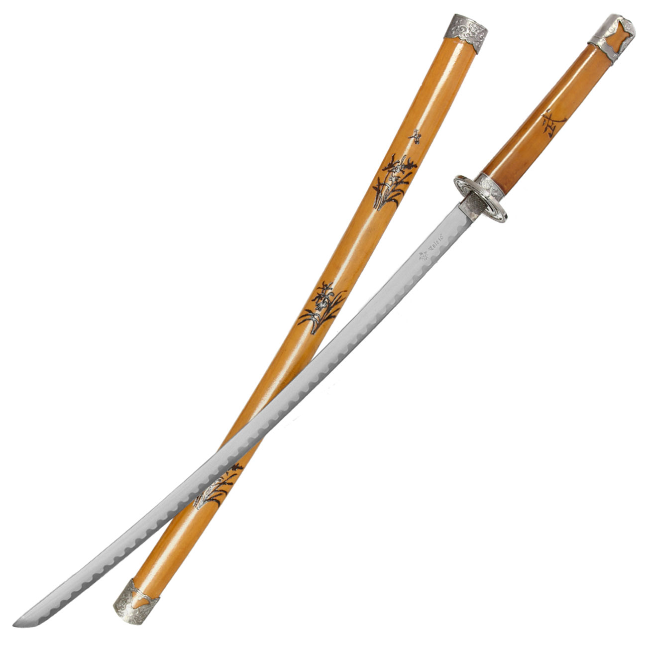 Tole 10 Imperial Schwert Classic Wood Samurai Carbonstahl Bild 3
