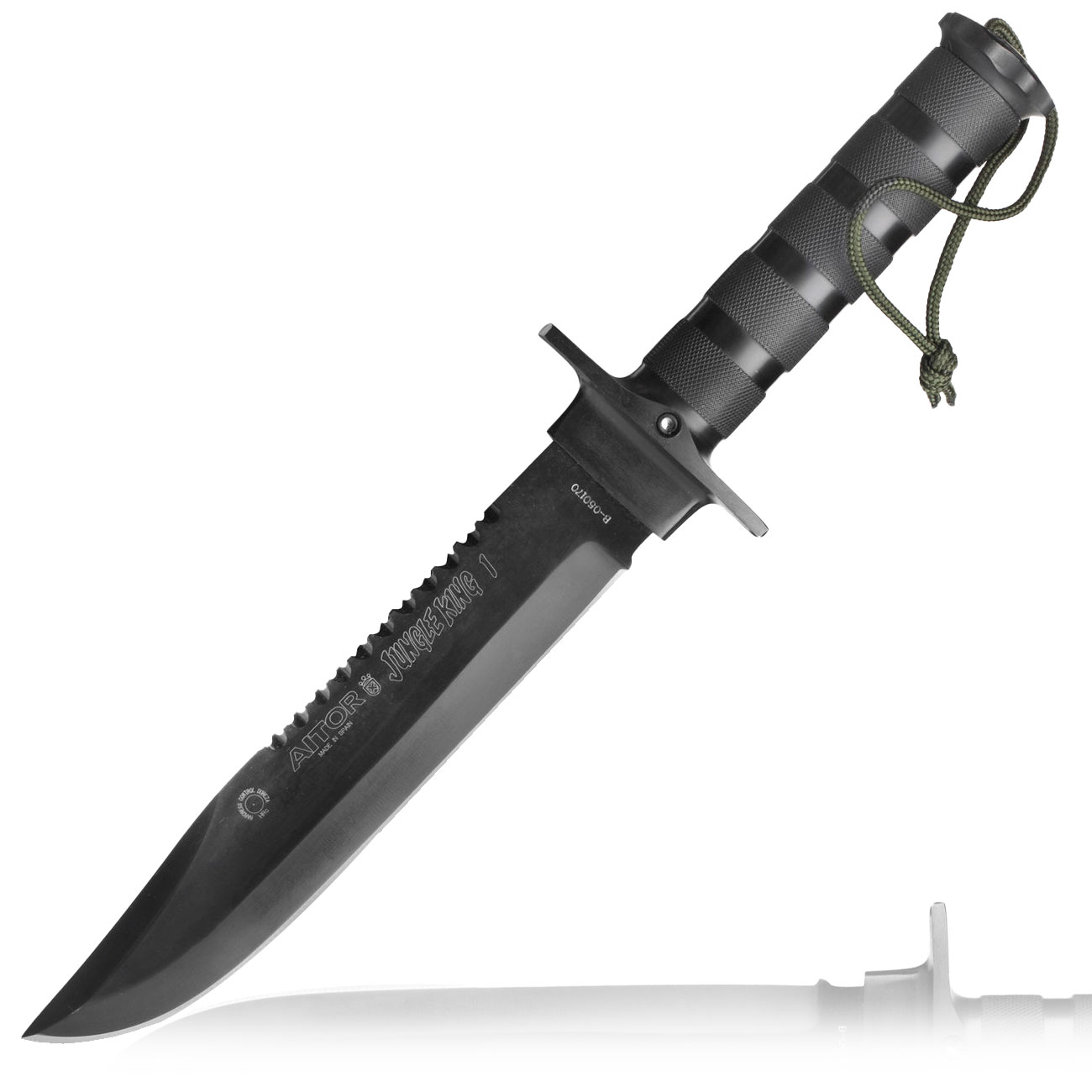 Jungle King I Überlebensmesser schwarz