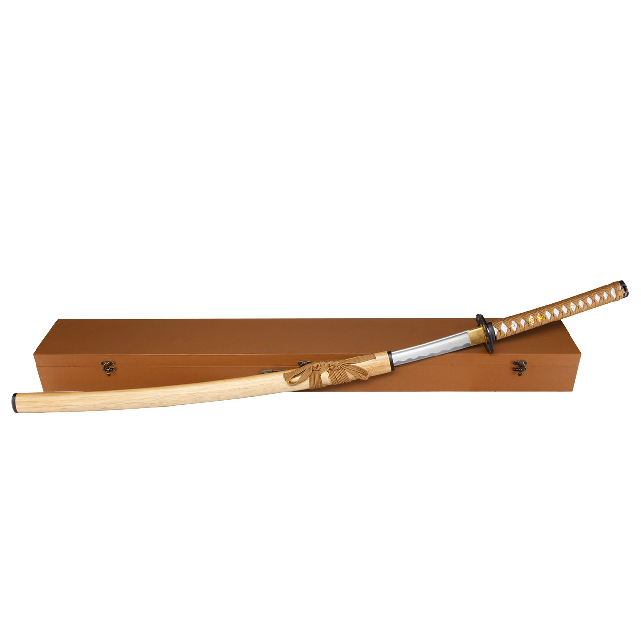 Tole 10 Imperial Samuraischwert Wood mit Aufbewahrungskiste Bild 4