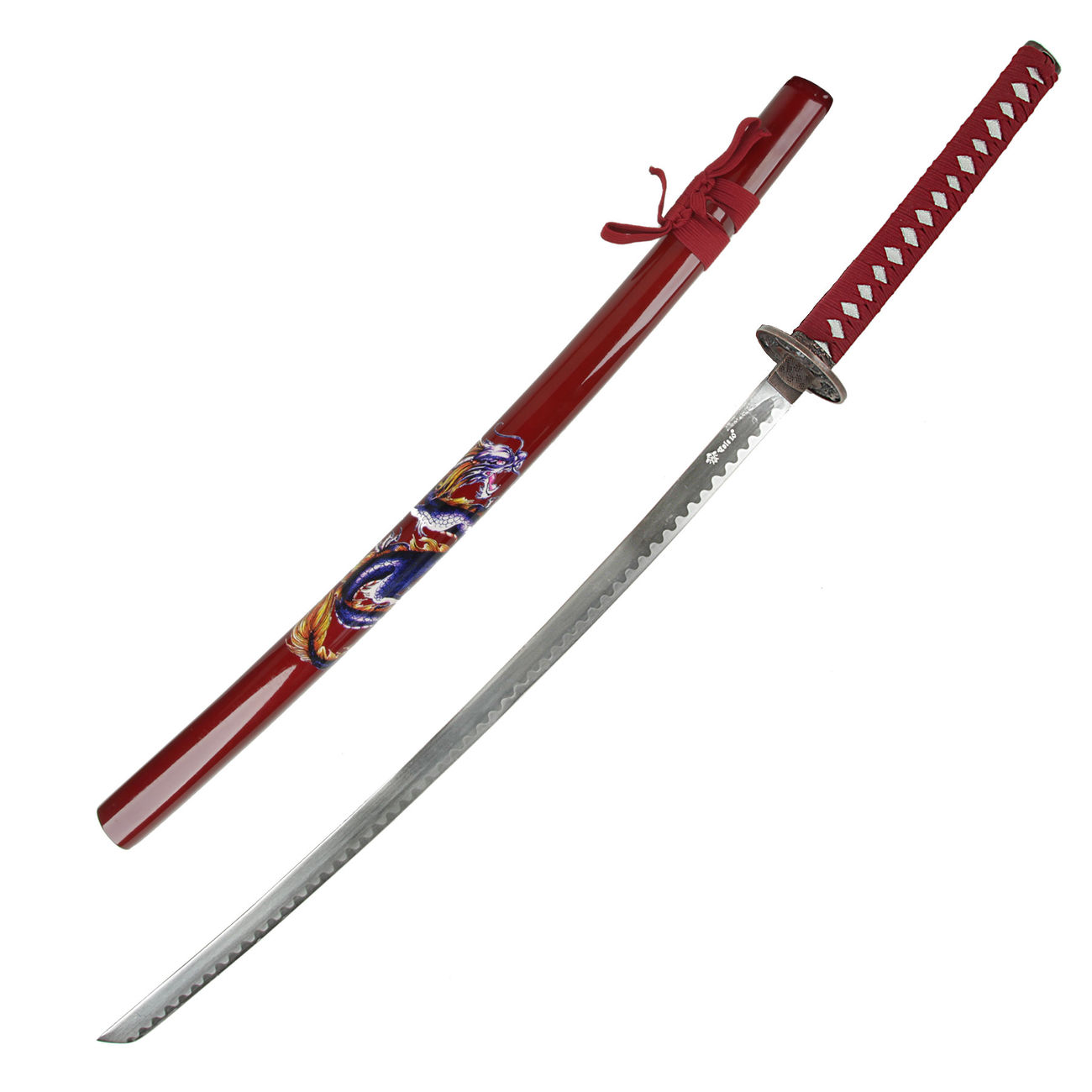 Schwert Red Dragon Samurai